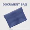 Bolsa para Documentos de Oficina de Negocios de Gran Capacidad A4 Bolsa de Almacenamiento de Documentos de Cuero Bolsa para Documentos Impermeable con Hebilla Magnética