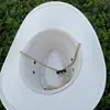 Chapéu de Camurça Dupla Face, Chapéu de Cowboy Ocidental, Chapéu de Sol Unissex, Chapéu de Sol para Pesca com Aba Larga, Estilo de Aba Larga