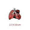 Broche Insígnia de Órgão Médico Personalizado Decoração de Coração Acessório para Mochila Ensinando Arte Pequeno Presente para Estudantes de Medicina