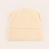 Gorro de Bebé Otoño e Invierno Estilo Coreano Bebé Infantil Súper Lindo A prueba de Viento Grueso Cálido Gorro de Punto para Niños