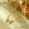 Europa y Estados Unidos INS tendencia viento moda transfronteriza explosivos oro de 18 quilates acero de titanio temperamento combinable joyería de perlas de mariposa de alta gama