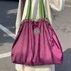 Bolsa de Compras Supermercado Ecológica Grande Plegable Portátil Gran Capacidad Bolso de Hombro con Logo Personalizado Nube Gran Capacidad