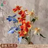 Venta al por mayor transfronteriza de orquídeas Bandai: Orquídeas artificiales Bandai de alta calidad, perfectas para decoraciones de bodas, arreglos de hibiscos y ramos de novia