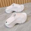 Pantuflas de Fondo Grueso de 7 cm para Mujer Verano Ropa Exterior 2025 Nuevas Sandalias Casuales de Moda con Suela Elevada para Pies que No se Cansan