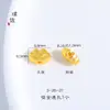 Acessórios DIY de Ouro de Areia Vietnamita de Longa Duração Rosto Sorridente Boa Sorte Pequeno Furo Pulseira Colar Materiais para Joias Pingente para Celular para Mulheres