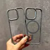 Capa de Celular Transparente Hardware Eagle Eye Adequada para Apple 17Promax Case Rígido de Acrílico Alta Transparência Iphone16 Anti-Queda