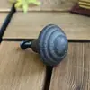 Manija de Tirador Retro de un Solo Agujero Color Hierro Negro Hierro Fundido Estilo Americano Manija de Puerta de Gabinete Tirador de Cajón de Gabinete Manija de Mueble Armario