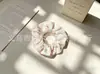 Elásticos de Cabelo Florais de Tricô de Alta Elasticidade, Scrunchies Versáteis da Série de Cores Morandi, Suprimentos para Lojas de Joias, Em Estoque para Atacado