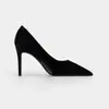 Fábrica de Origem Personalizadas Transfronteiriças Sapatos de Salto Alto Bico Fino para Mulheres com Salto Fino, Adequados para Cheongsam, Sapatos de Casamento de Tira Única