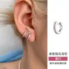 Brincos de Zircônia Coloridos em Degradê para Mulheres, Brincos Cuff de Design Exclusivo, Brincos de Pino Reto, Presilhas de Orelha, Brincos de Tarraxa, Brincos de Luxo para o Verão