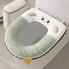 Funda de Asiento de Inodoro de Felpa de Invierno, Cálida e Impermeable, Adecuada para Todas las Estaciones, para Uso Doméstico en el Baño