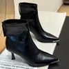 Botines de Tobillo con Tacón de Aguja Puntiagudo Elegantes Estilo Coreano para Mujer 2026 Novedad de Moda Otoño Sexy Elegantes de Tacón Alto Lujo Ligero Adelgazantes