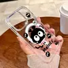 Funda magnética para teléfono de bola de carbón de dibujos animados lindos para Apple 17 Pro Max, Funda rígida para iPhone 16, Diseño de nicho 17