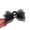 Diadema Elástica de Encaje con Lentejuelas y Moño, Lindo Accesorio para el Cabello de Niña Estilo Coreano y Japonés