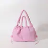 Nova Bolsa para Terno Acolchoada de Algodão de Grande Capacidade Outono Bolsa de Viagem Versátil para Mulheres Mochila Bolsa de Ombro Transversal