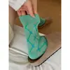 Calcetines de malla fina transpirables de colores candy para primavera-verano con diseño de color contrastante y patchwork, calcetines estilo colegial Lolita para niñas