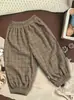 Pantalones para Niños Otoño e Invierno Pantalones de Chándal Pana Pantalones Casuales Pantalones de Niño Joggers Unisex Sueltos Estilo Coreano Pantalones Harem Modernos