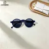 Óculos de Sol Ovais Pretos Infantis, Óculos Esportivos de Ciclismo da Moda, Formato Côncavo, Óculos de Sol Europeus e Americanos, Novos Óculos de Sol Transfronteiriços