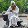 Muñeca de cerámica Shiwan de degustación de té Lu Yu, figura decorativa para el hogar, bonsái, rocalla, jarra de pesca, decoración, productos para regalar