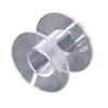 Estrutura de Indutor Transparente ABS Divisor de Frequência Bobina de Indutor Oca Carretel Suporte Redondo de Plástico Carretel de Fio Integrado Áudio