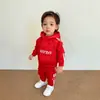 Conjunto de ropa de otoño para niños, chaqueta con capucha nueva, genial y elegante, ropa deportiva casual de primavera y otoño para niños pequeños
