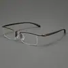 Armazones de Lentes Porsche, Mismo Modelo P8190, Lentes de Media Montura Modernos Ultraligeros para Hombres, Armazones de Aleación de Titanio al por Mayor