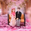 Chen Jun - Taburete artesanal para vestir, pareja, decoración de plástico, micropaisaje, accesorios de jardinería, decoración de paisajes con bonsáis