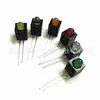 Suporte de lâmpada LED de furo único de 5MM com pés de posicionamento suporte de lâmpada de furo único com luzes laterais suporte de lâmpada com pés dobrados em 90 graus com luzes