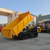 Camión Volquete de Orugas de 5-20 Toneladas para Transporte en Huertos de Montaña y Carga/Descarga de Ingeniería, Vehículo de Transporte Grande de Orugas Todo Terreno