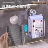 Caja de Almacenamiento para Toallas Faciales de Lujo Ligero, Caja para Pañuelos de Papel, Montada en la Pared, Cocina, Baño, Inodoro, Transparente, Caja para Pañuelos de Papel Extraíble Boca Abajo