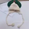 Mini sombrero de lana con correa para muñeca, accesorio para vestir muñecas, sombrero triangular