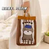 Bolsa de sapato portátil de desenho animado, bolsa de armazenamento à prova d'água, caixa de sapato para viagem e viagem de negócios, bolsa de sapato fofa de mão, disponível em várias cores