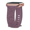 Adequado para Apple Iwatchs10 Rose Embotado S11 Esportivo Silicone Botão de Pressão em Forma de 8 Pulseira de Relógio 98Ultra Universal