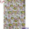 Venta al por mayor de fábrica patrón de planta de impresión digital estilo retro tela de algodón ligero diseño DIY ropa de mujer