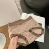 Ropa interior de mujer con estampado de leopardo, cepillado ligero, amigable con la piel para otoño e invierno, cómoda y que se ajusta a la cadera, fuelle de modal antibacteriano 10A, bragas tipo triángulo de cintura media para mujer