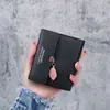 Nueva Cartera para Mujer Corta Estilo Coreano Cartera Pequeña para Estudiante Femenina Plegable Multifunción Gran Capacidad Billetera para Monedas Portatarjetas