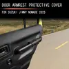 Adecuado para 25 modelos de Suzuki Jimny Nomade, cubierta protectora para reposabrazos de puerta trasera, interior de Jimny, especial de cinco puertas
