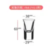 Copa de cristal baijiu fondo grueso copa bala tallo alto copa de vino pequeña copa de una boca licor fuerte copa baijiu se puede añadir logo