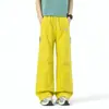 Novedad de Primavera Pantalones de Montañismo Funcionales a Prueba de Tres Elementos Unisex Marca de Moda Pantalones Deportivos Pantalones Cargo Sueltos Pantalones de Exterior Azul Marino