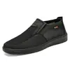 Zapatos de Malla Transpirables para Hombre de Gran Tamaño, Verano, Nuevos Zapatos de Tela para Hombre, Slip-On Casual, Poliuretano, Transfronterizo