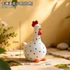 Adorno de Estatua de Pollito con Lunares Suave y Lindo Transfronterizo para Decoración de Hogar, Exterior, Jardín, Balcón y Ambiente de Alta Gama
