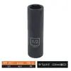 Venta al por mayor del fabricante llave de impacto neumática hexagonal de 3/8 de pulgada, vasos cortos y largos, cabezas de vaso