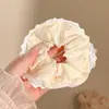 Novo Lenço Quadrado Degradê Estilo Chinês, Elástico de Cabelo para Mulheres, Tamanho Grande, Corda Quadrada de Cabelo de Alta Qualidade para Rabo de Cavalo Baixo, Acessório de Cabelo