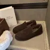 Zapatos Perezosos de Felpa Redondos Estilo Ma de Uva para Mujer, Mocasines de Estilo Old Money con Forro de Lana, Zapatos Cálidos de Algodón con Forro de Lana, Mocasines