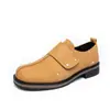 Sapatos Derby Britânicos Plus Size Transfronteiriços Masculinos Sola Grossa Aumentador de Altura Cabeça Grande Casuais de Couro Slip-on Preguiçosos Loafers de Negócios
