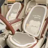 Cojín para Asiento de Coche Blue Rain para Todas las Estaciones, Diseño de Oso Lindo de Dibujos Animados, Funda Cómoda y Antideslizante para Asiento de Coche