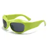 Gafas de Sol Estilo Cyberpunk Transfronterizas Europeas y Americanas Y2K, Gafas de Fiesta Modernas y a la Moda para Hombres y Mujeres, Gafas Estilo Ins