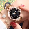 Reloj de mujer nueva tendencia estudiantil versión coreana del cielo estrellado escala romana reloj de mujer informal una generación en stock al por mayor