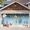 Amazon Bandeira de Garagem de Natal Nova Cobertura de Porta de Garagem de Natal Banner de Decoração Garagem de Estacionamento Tecido para Pendurar de Fundo de Feriado