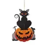 Venda Quente Transfronteiriça Decoração de Festa de Halloween Abóbora Morcego Pendurado na Porta Festival Fantasma Arranjo de Cenário Adereços Enfeites Pendurados